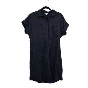 Orvis Size Small Womens Classic Collection Button Down Shirt Dress Short Sleeve